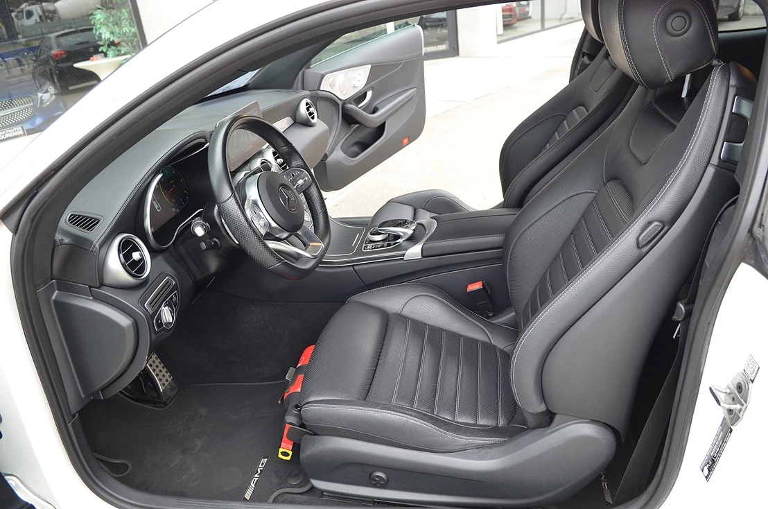 Mercedes-Benz Clase C 220 cdi Coupe AMG Line Autom+Levas, miniatura 5
